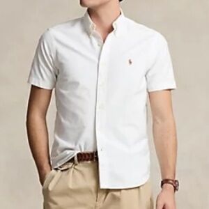 Ralph Lauren White S S Shirt XL Slim Fit